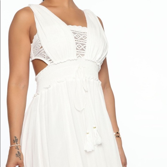 Bohemian White In Search of You Maxi Dress - Picture 4 of 4